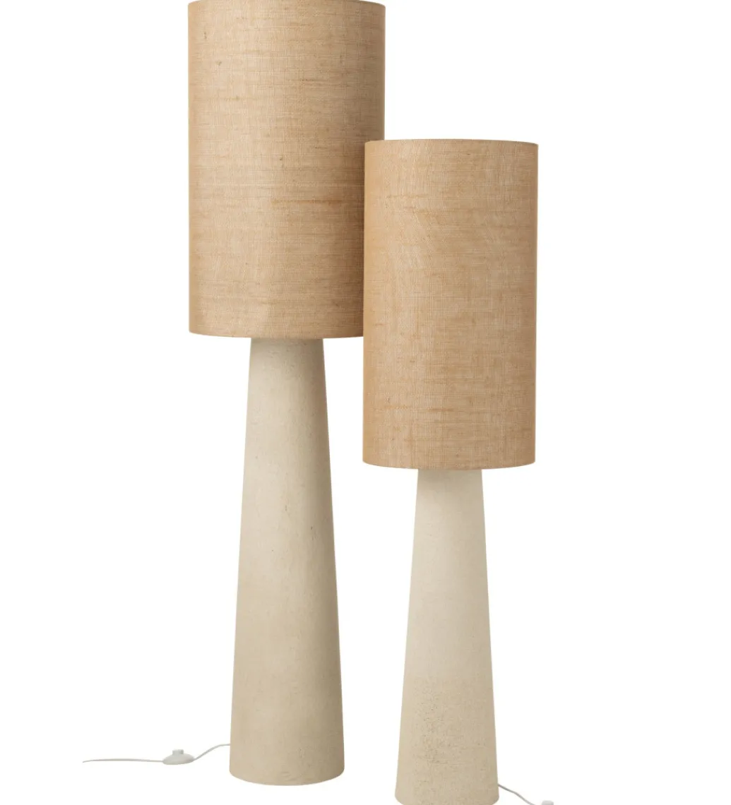 Lampa podłogowa AVA 168 cm naturalna biała*J-Line Discount