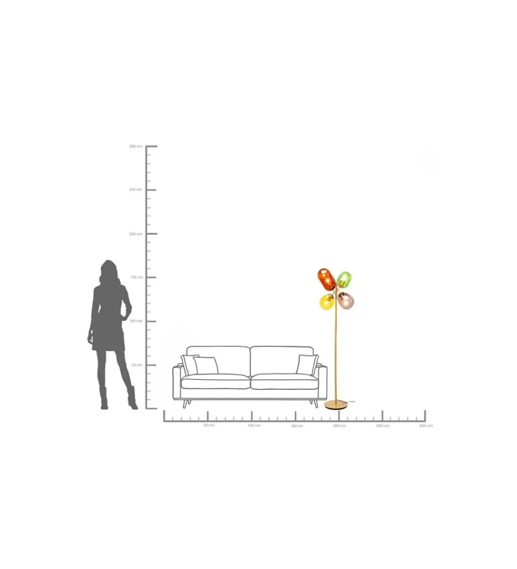 Lampa podłogowa BALLOON DANCE 160 cm*KDesign Hot