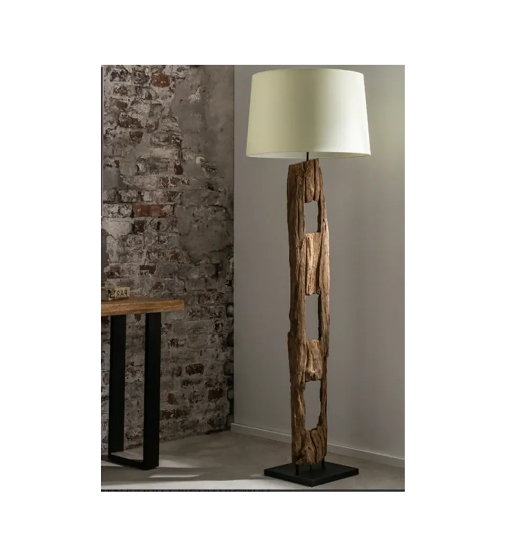 Lampa Podłogowa BARRACUDA 177 cm biała*Invicta Interior Outlet