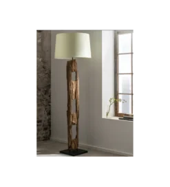 Lampa Podłogowa BARRACUDA 177 cm biała*Invicta Interior Outlet
