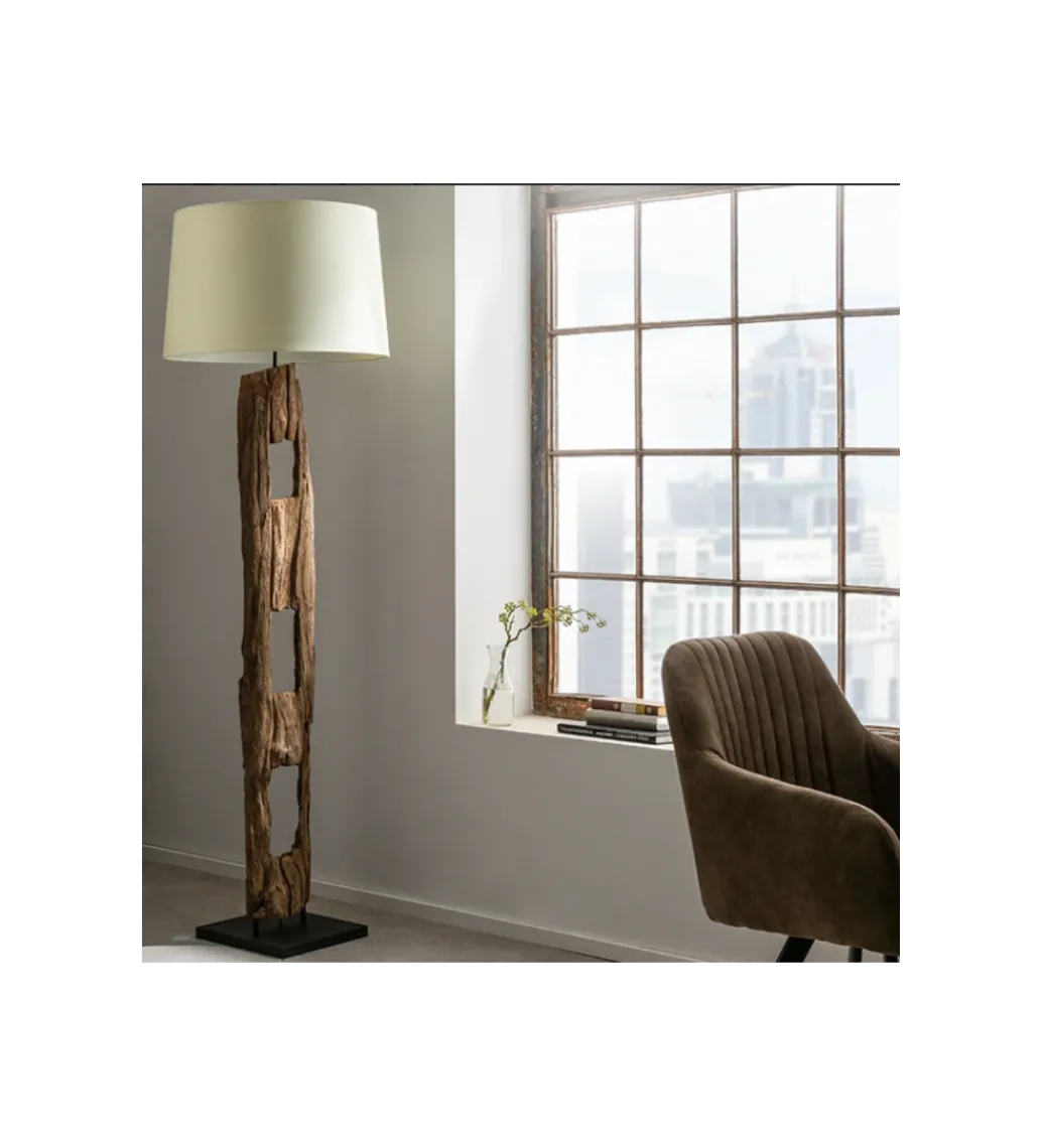 Lampa Podłogowa BARRACUDA 177 cm biała*Invicta Interior Outlet