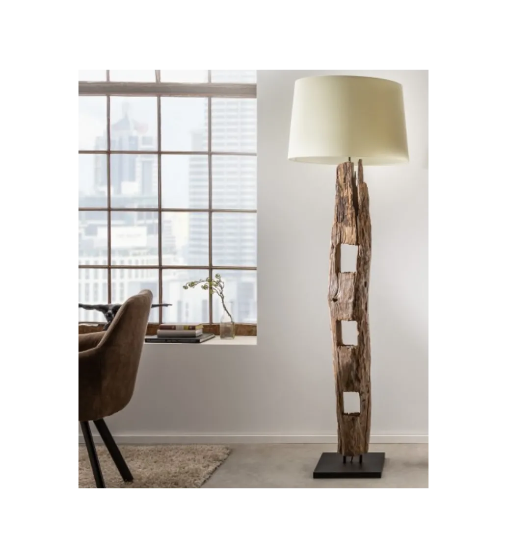 Lampa Podłogowa BARRACUDA 177 cm biała*Invicta Interior Outlet