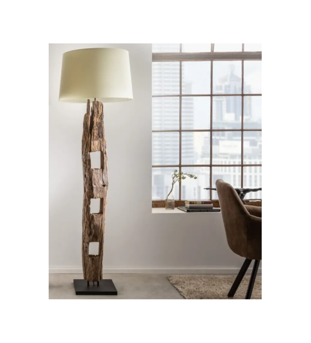 Lampa Podłogowa BARRACUDA 177 cm biała*Invicta Interior Outlet