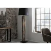 Lampa podłogowa BARRACUDA 177 cm czarna*Invicta Interior New