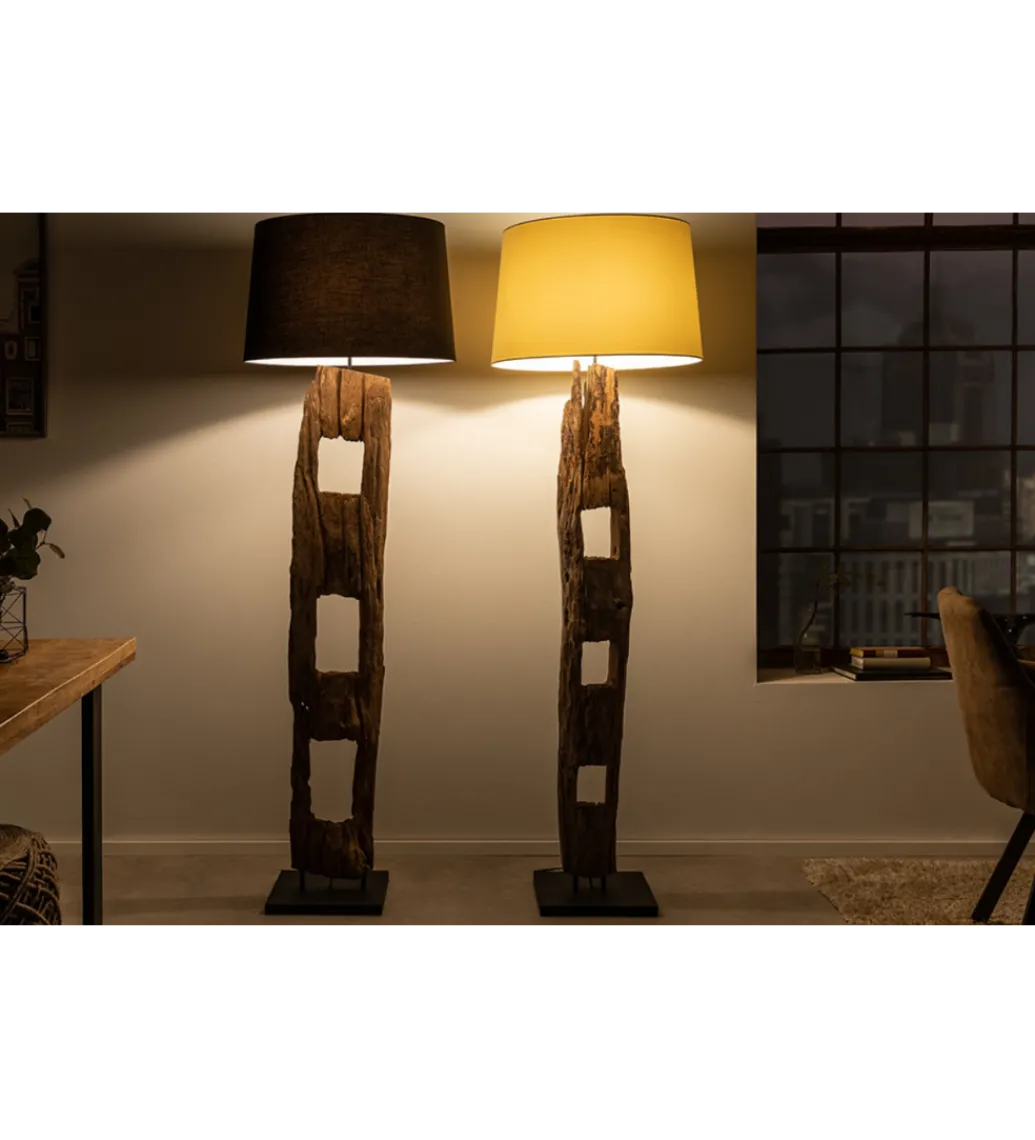Lampa podłogowa BARRACUDA 177 cm czarna*Invicta Interior New