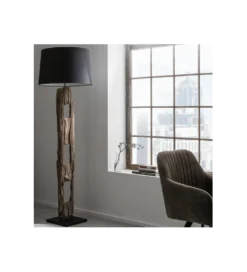 Lampa podłogowa BARRACUDA 177 cm czarna*Invicta Interior New