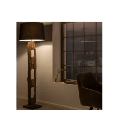 Lampa podłogowa BARRACUDA 177 cm czarna*Invicta Interior New