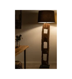 Lampa podłogowa BARRACUDA 177 cm czarna*Invicta Interior New