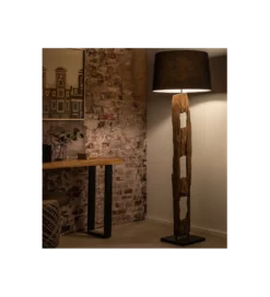 Lampa podłogowa BARRACUDA 177 cm czarna*Invicta Interior New