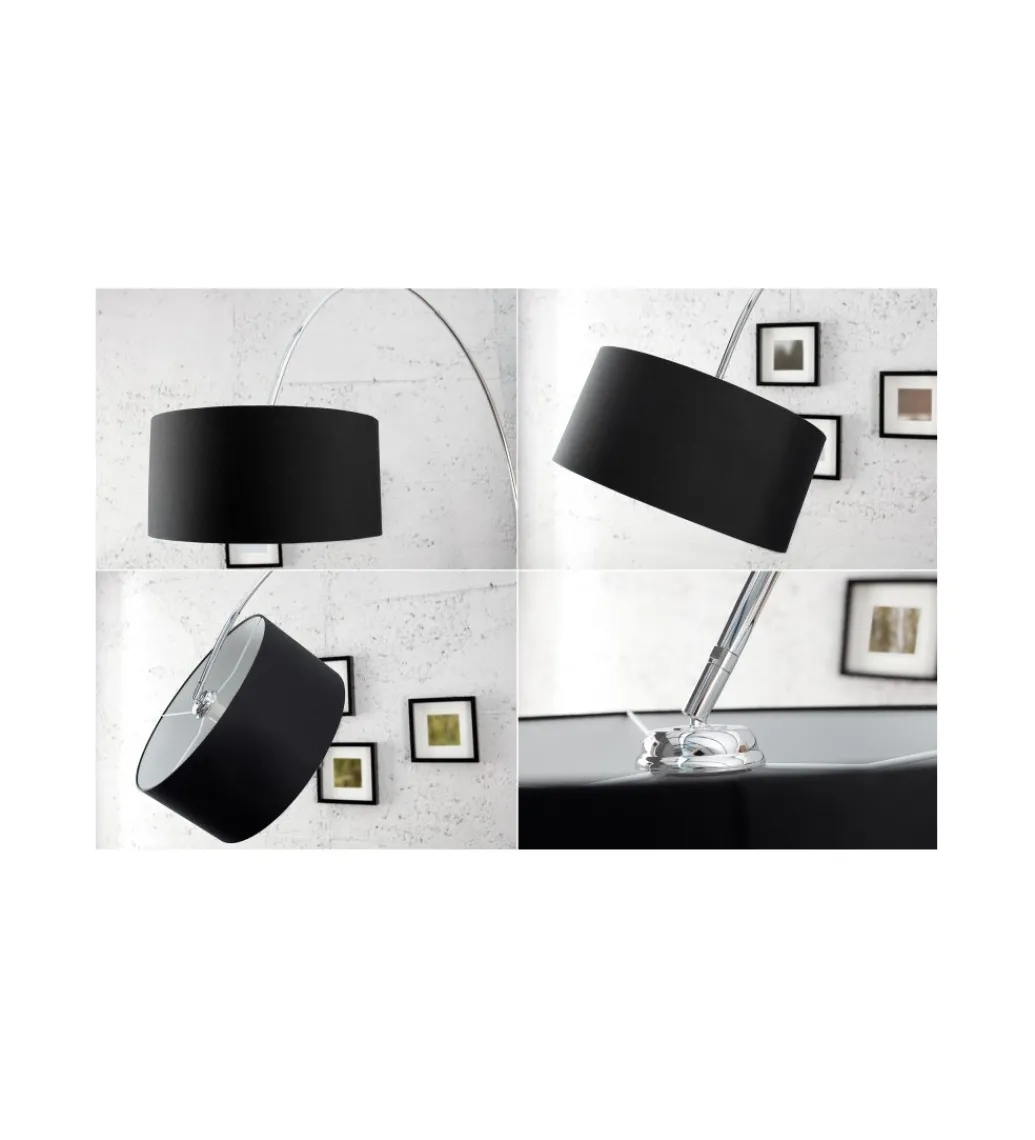 Lampa podłogowa Big Bow czarna*Invicta Interior