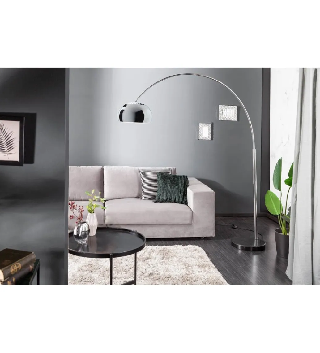 Lampa Podłogowa Big Bow II srebrna*Invicta Interior Hot
