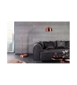 Lampa podłogowa 170-210 cm Big Bow miedziana rególowana*Invicta Interior Best
