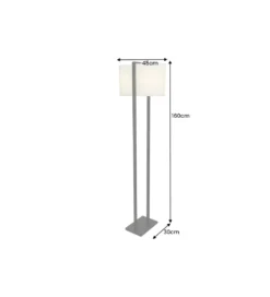 Lampa podłogowa COLLEEN 160 cm biała*Invicta Interior Clearance