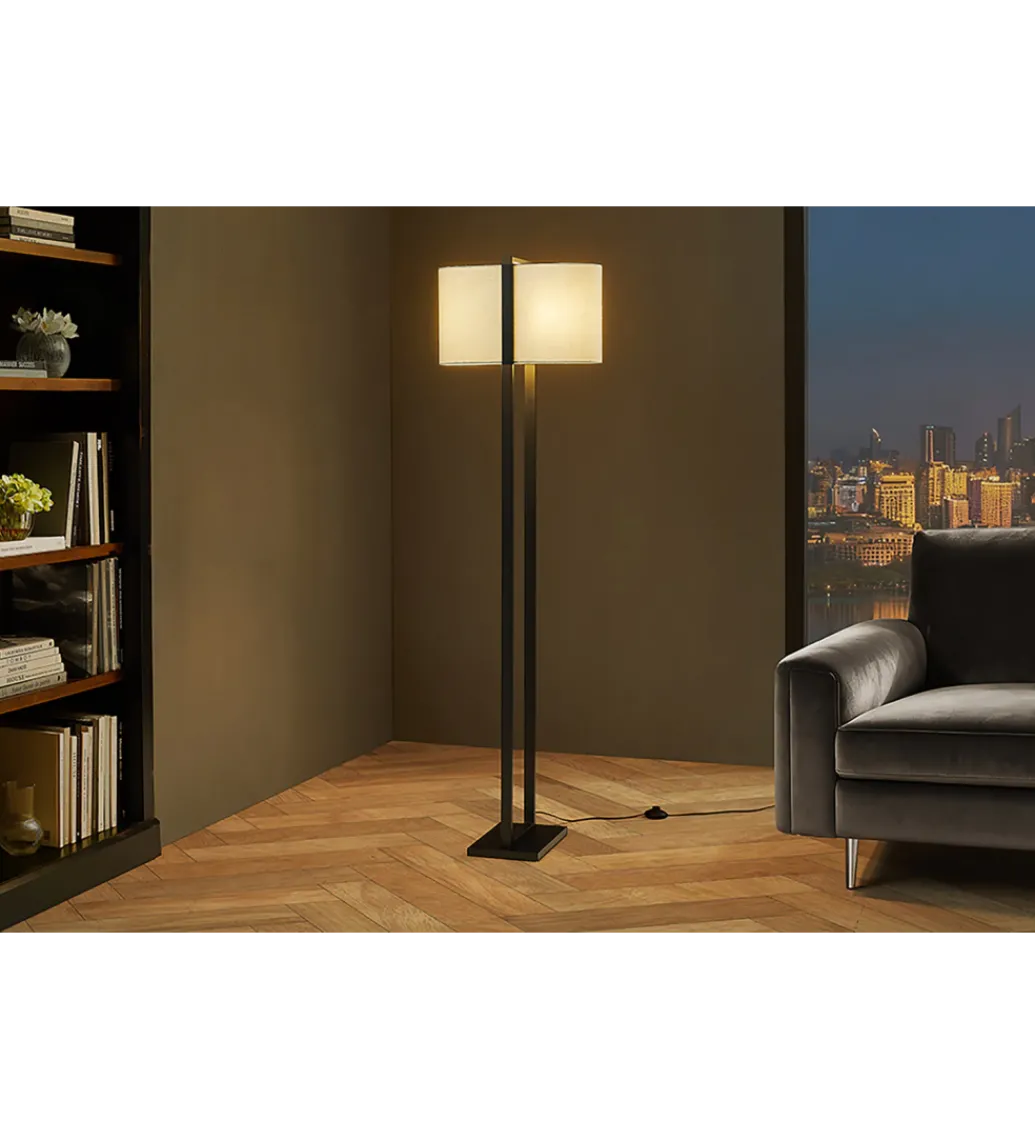 Lampa podłogowa COLLEEN 160 cm biała*Invicta Interior Clearance