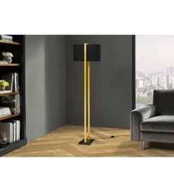 Lampa podłogowa COLLEEN 160 cm złota*Invicta Interior New