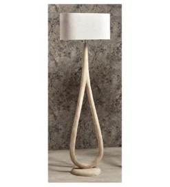 Lampa podłogowa Cronos 60 cm drewno mango*Imeri Online
