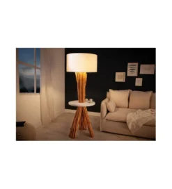 Lampa podłogowa Driftwood 153 cm biała*Invicta Interior Sale