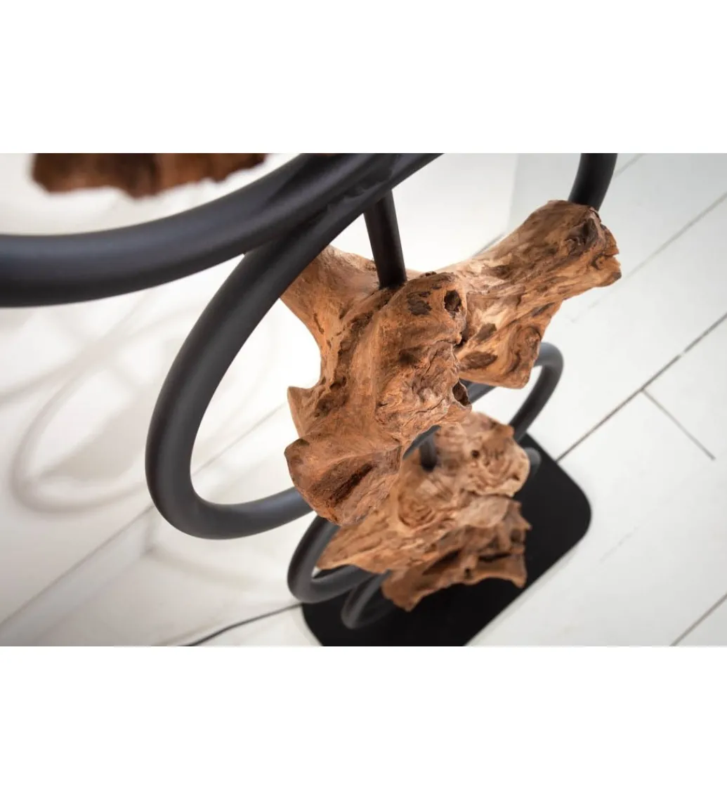 Lampa podłogowa Elit 147 cm czarna*Invicta Interior - przedsprzedaż Clearance