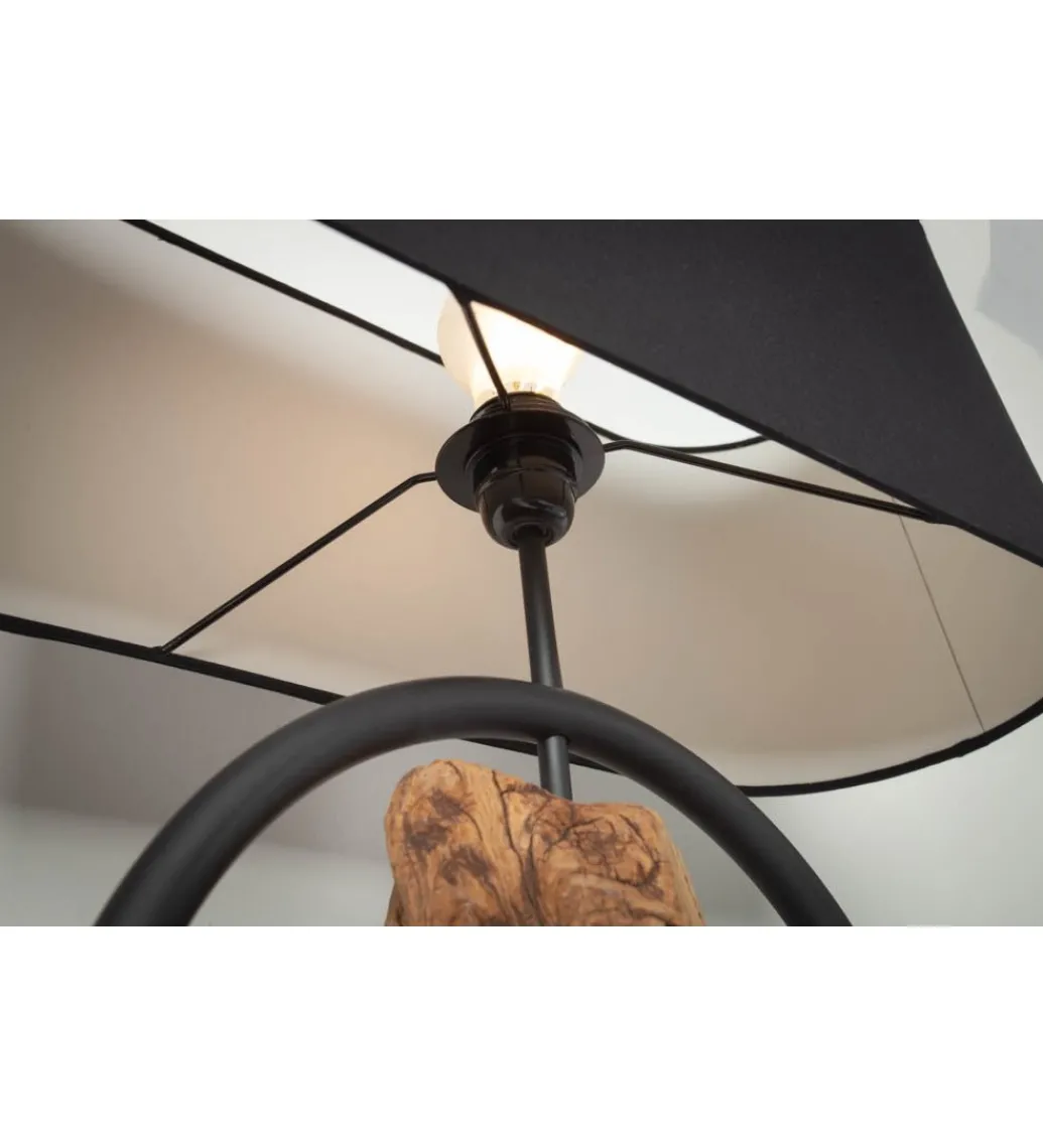 Lampa podłogowa Elit 147 cm czarna*Invicta Interior - przedsprzedaż Clearance