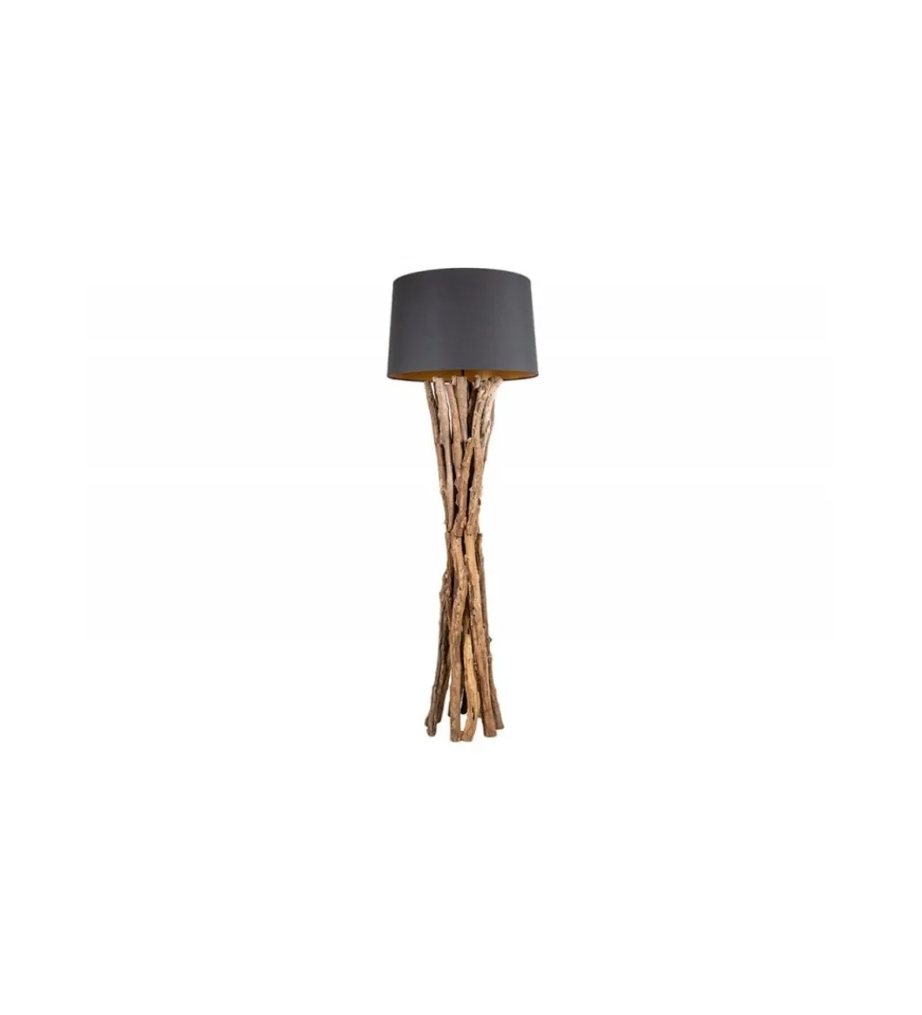 Lampa podłogowa Espel 151 cm drewno teak*Invicta Interior