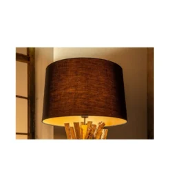 Lampa podłogowa Espel 151 cm drewno teak*Invicta Interior