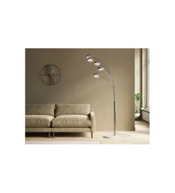 Lampa podłogowa FIVE FINGERS 201 cm srebrna*KDesign Hot