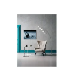 Lampa podłogowa FIVE FINGERS 201 cm srebrna*KDesign Hot