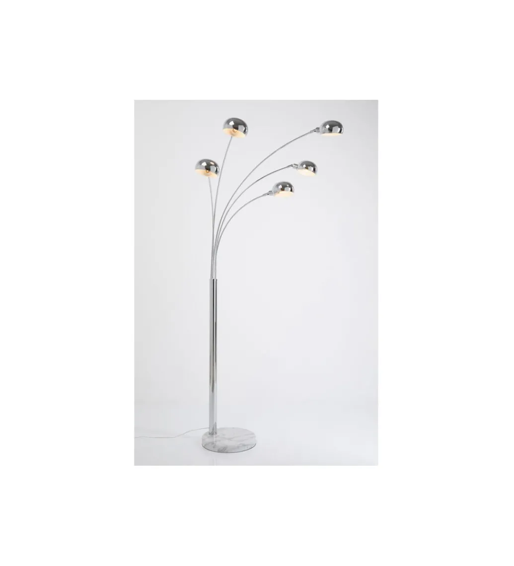 Lampa podłogowa FIVE FINGERS 201 cm srebrna*KDesign Hot