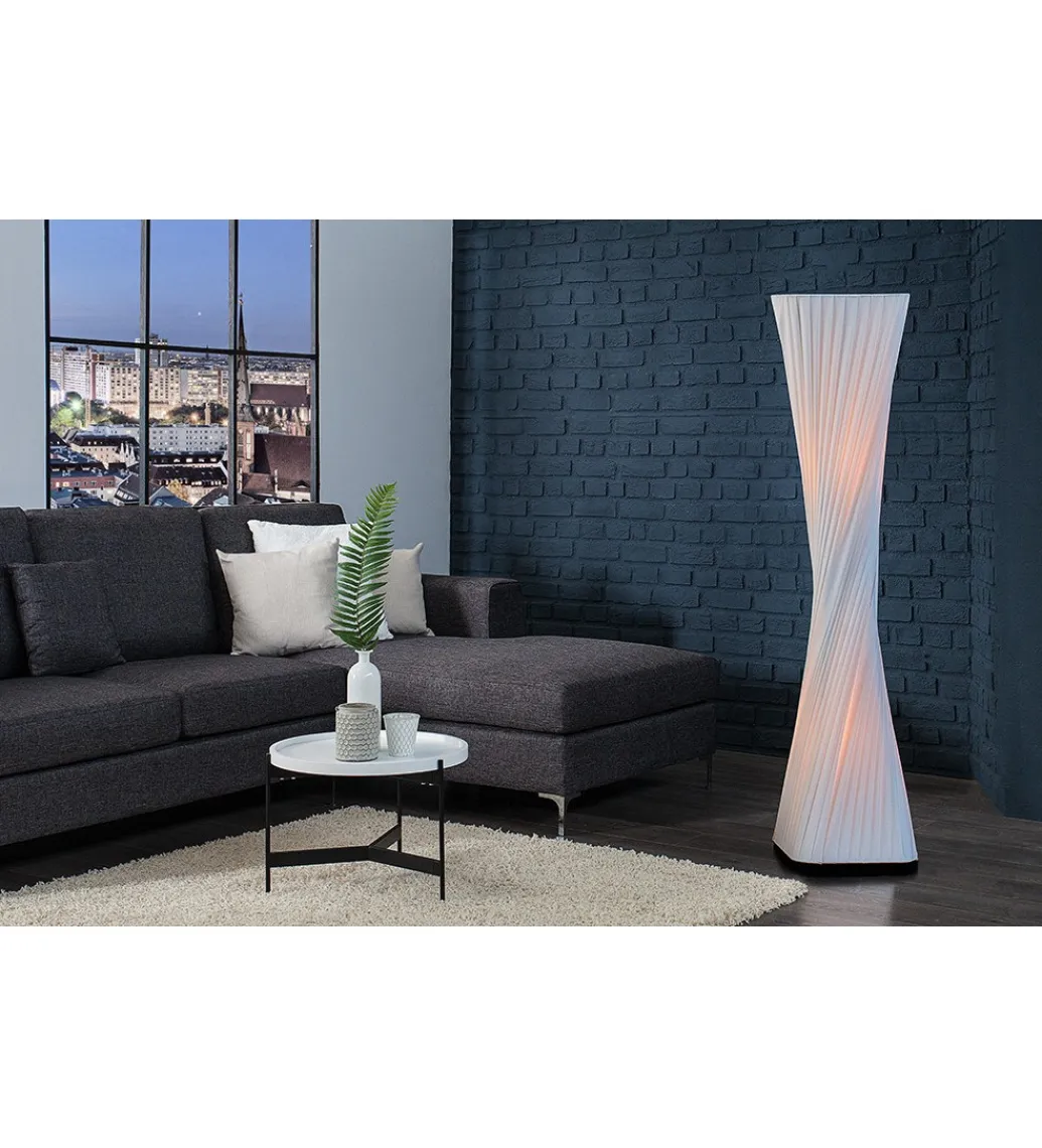 Lampa podłogowa Harmony 120 cm biała*Invicta Interior Discount