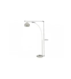 Lampa podłogowa JULIETTA 205 cm złota*Invicta Interior Hot