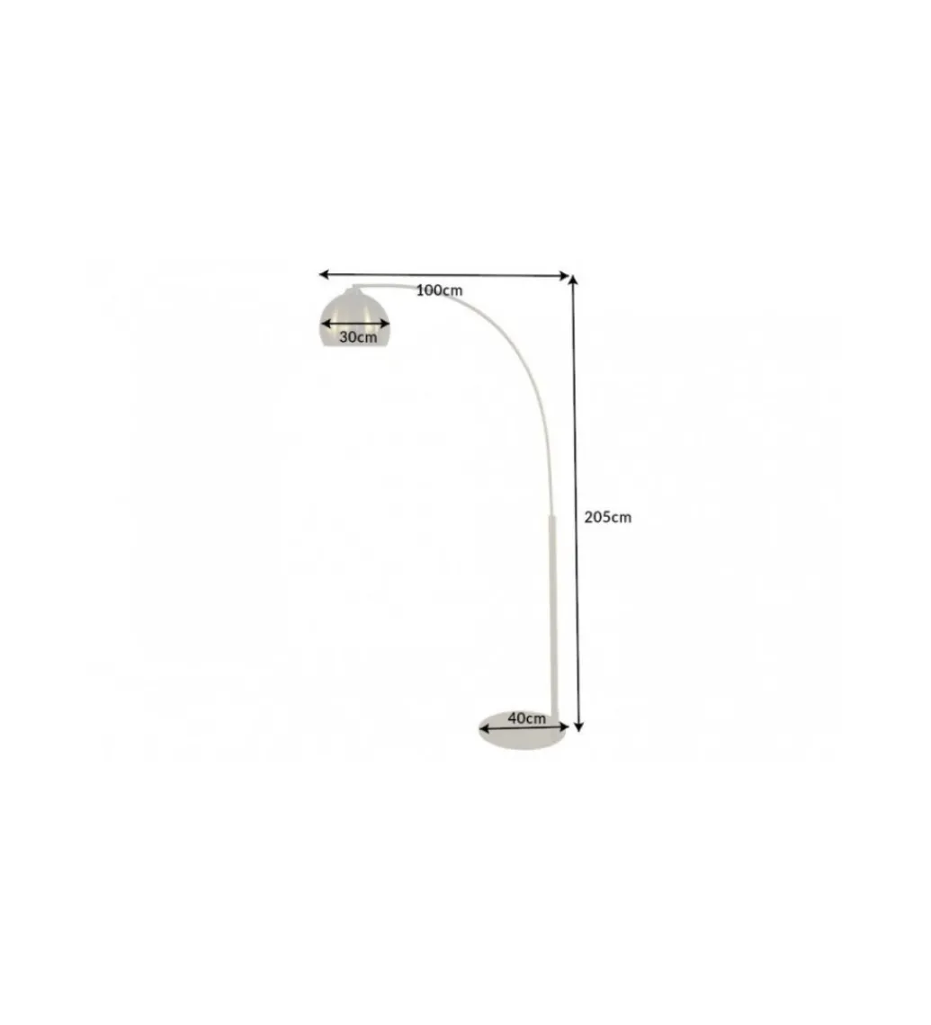 Lampa podłogowa JULIETTA 205 cm złota*Invicta Interior Hot