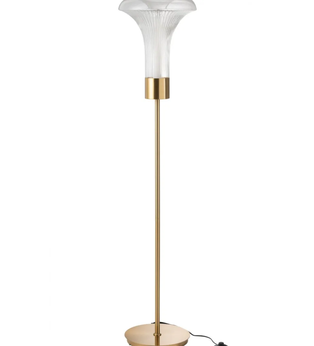 Lampa podłogowa KLER LED 155 cm złota*J-Line Online