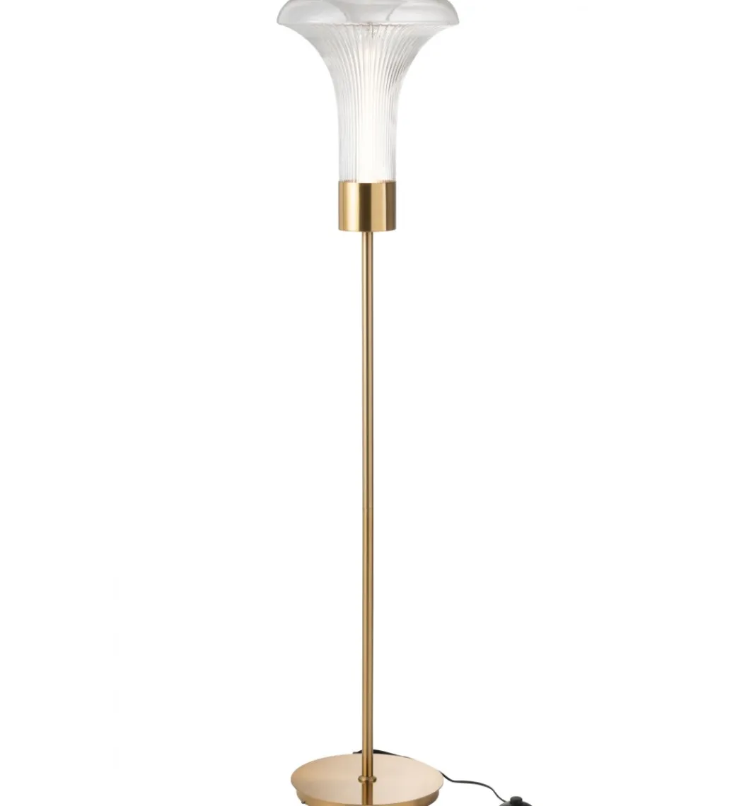 Lampa podłogowa KLER LED 155 cm złota*J-Line Online
