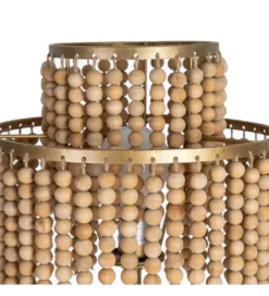 Lampa podłogowa KORGAL 152 cm naturalna złota*Zona-Design Online