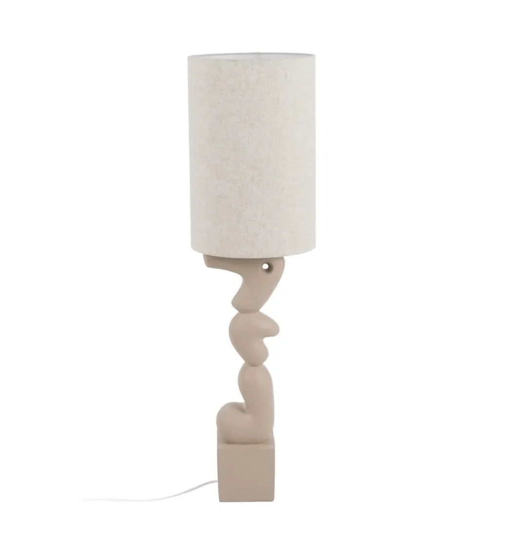 Lampa podłogowa LEKATU 128 cm kremowa*Zona-Design New