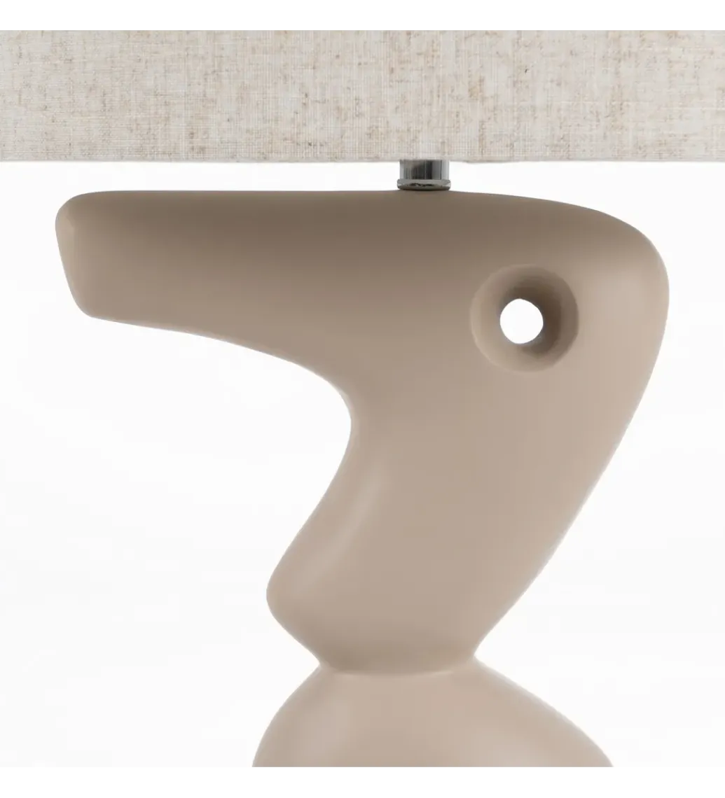 Lampa podłogowa LEKATU 128 cm kremowa*Zona-Design New