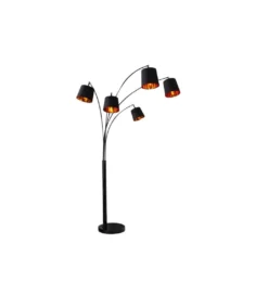 Lampa podłogowa Levels 202 cm czarno złota*Invicta Interior Outlet