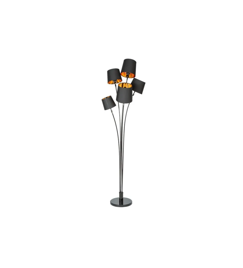 Lampa podłogowa Levels 178 cm czarno złota*Invicta Interior Clearance