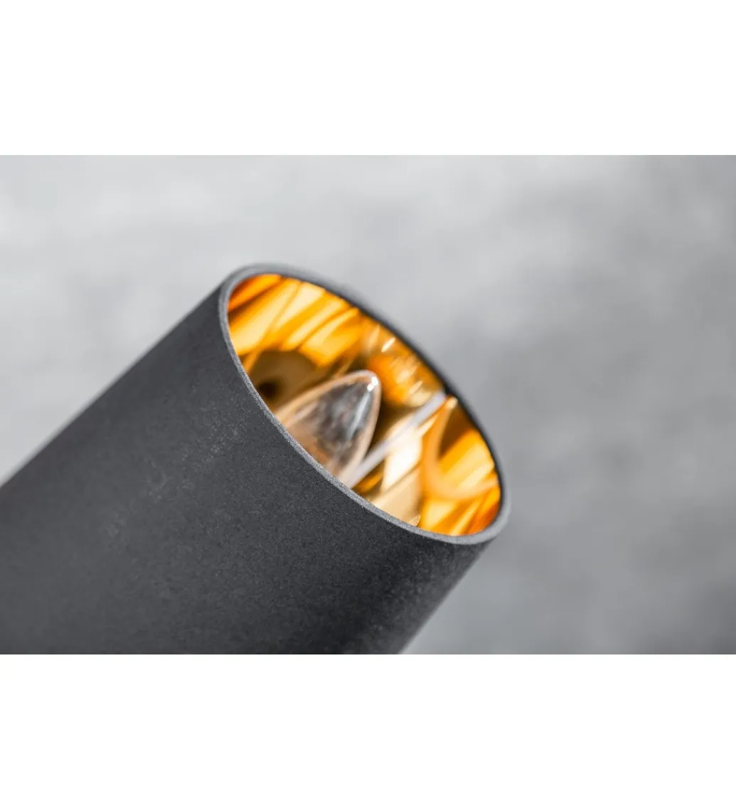 Lampa podłogowa Levels 178 cm czarno złota*Invicta Interior Clearance