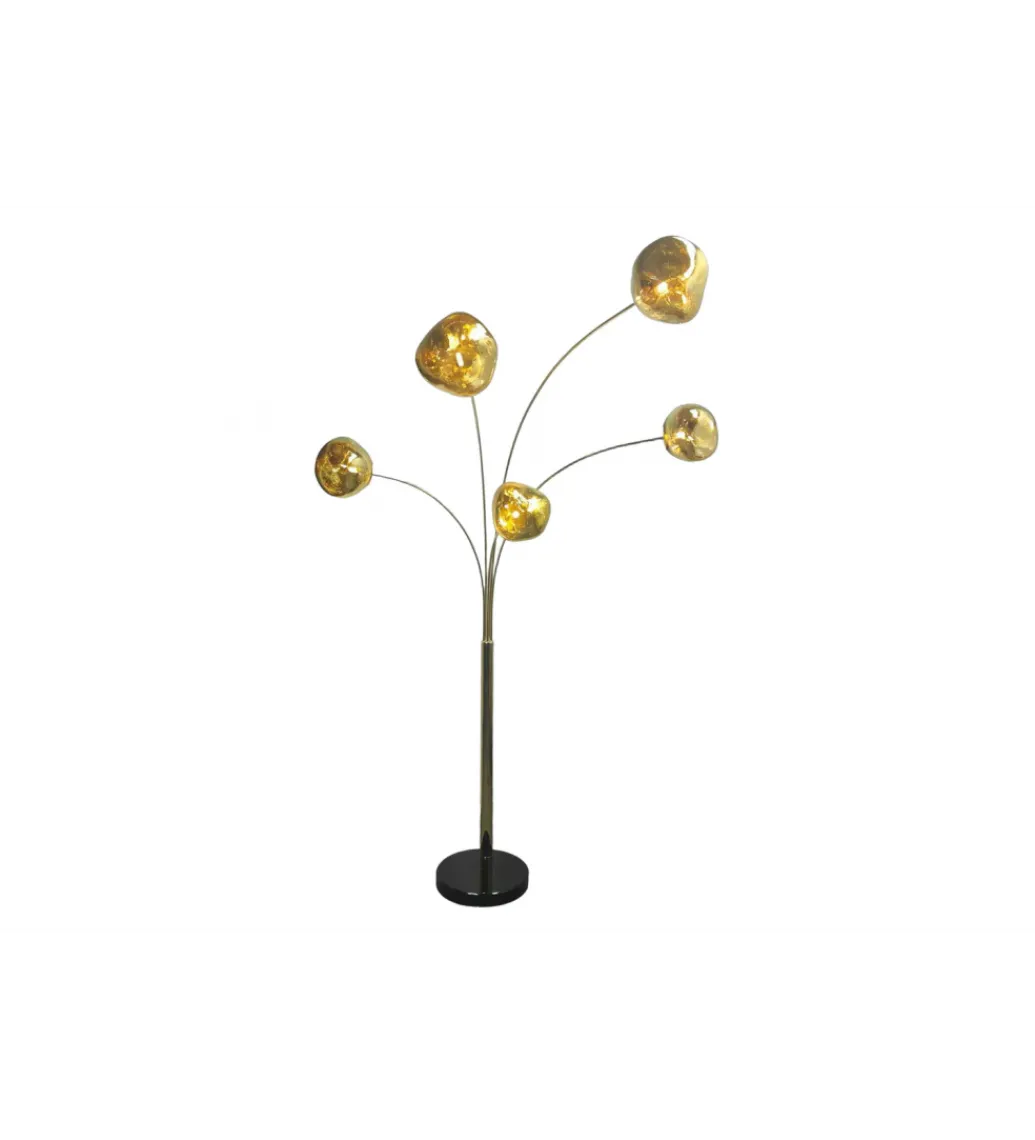 Lampa podłogowa LIQUID DIAMOND 202 cm złota*Invicta Interior Discount