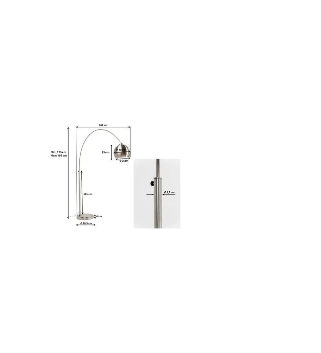 Lampa podłogowa LOUNGE SATIN SMALL DEAL ECONO*KDesign Discount