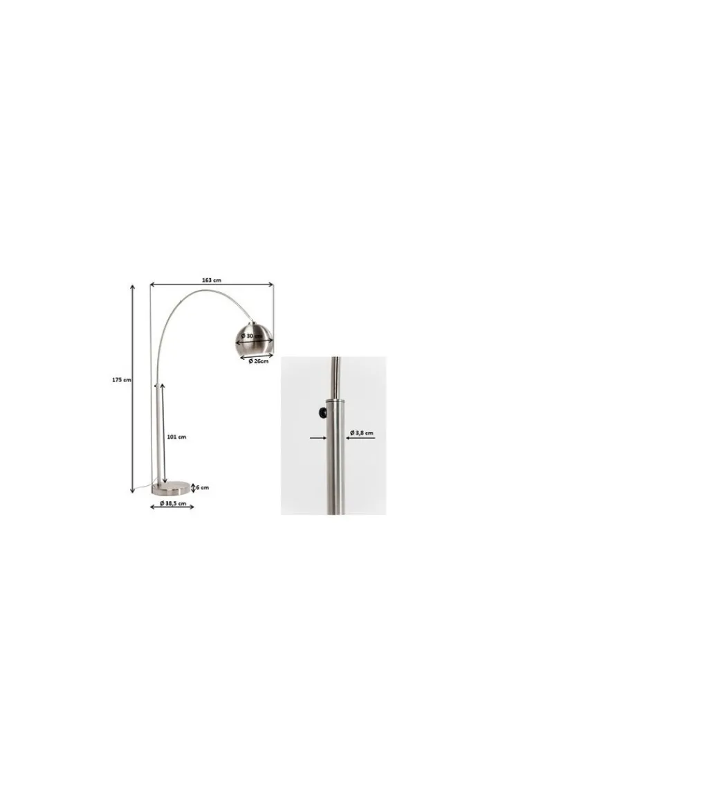 Lampa podłogowa LOUNGE SATIN SMALL DEAL ECONO*KDesign Discount