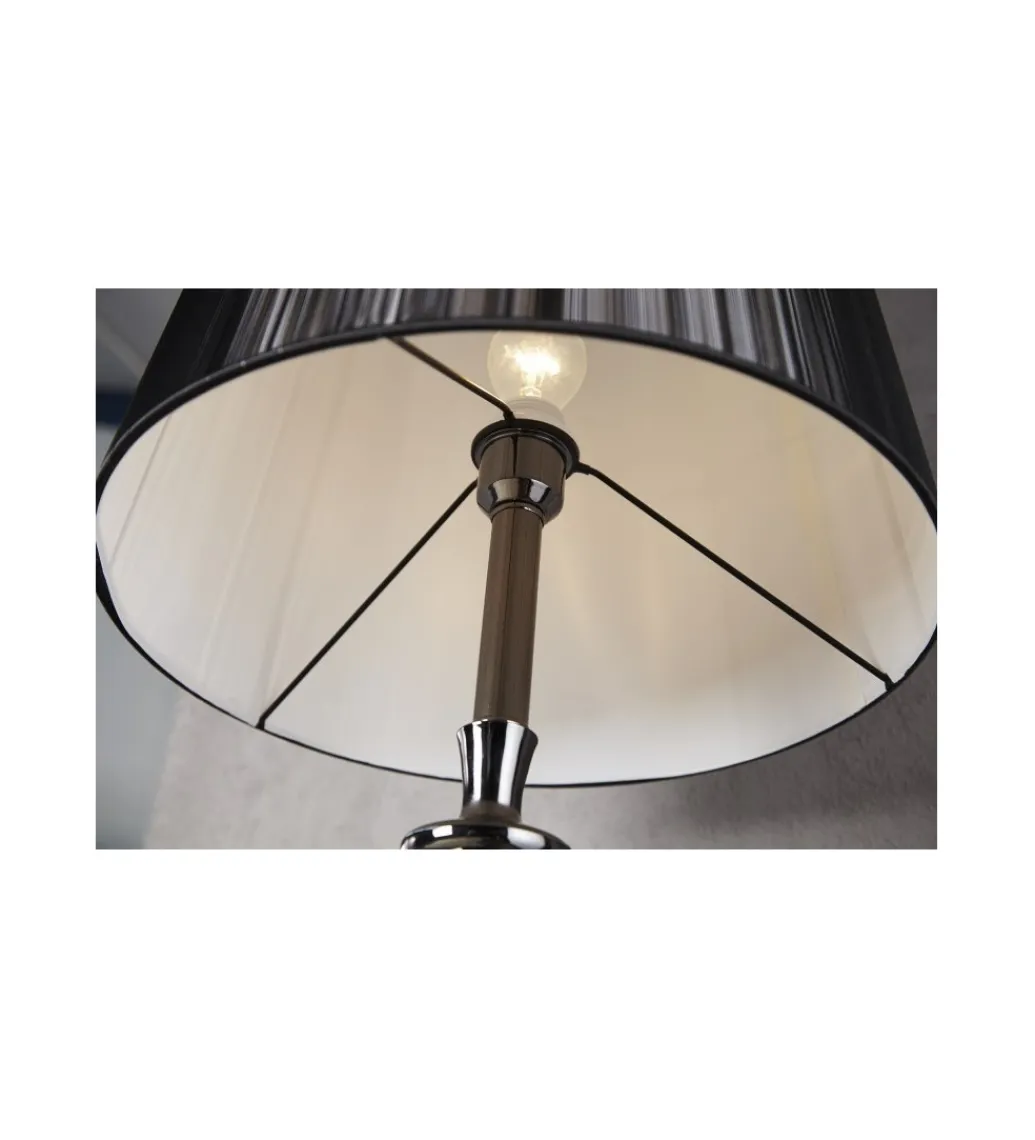 Lampa podłogowa Lucie czarna*Invicta Interior Online