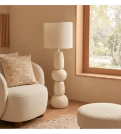 Lampa podłogowa OTAMENK 105 cm kremowa*Zona-Design Discount