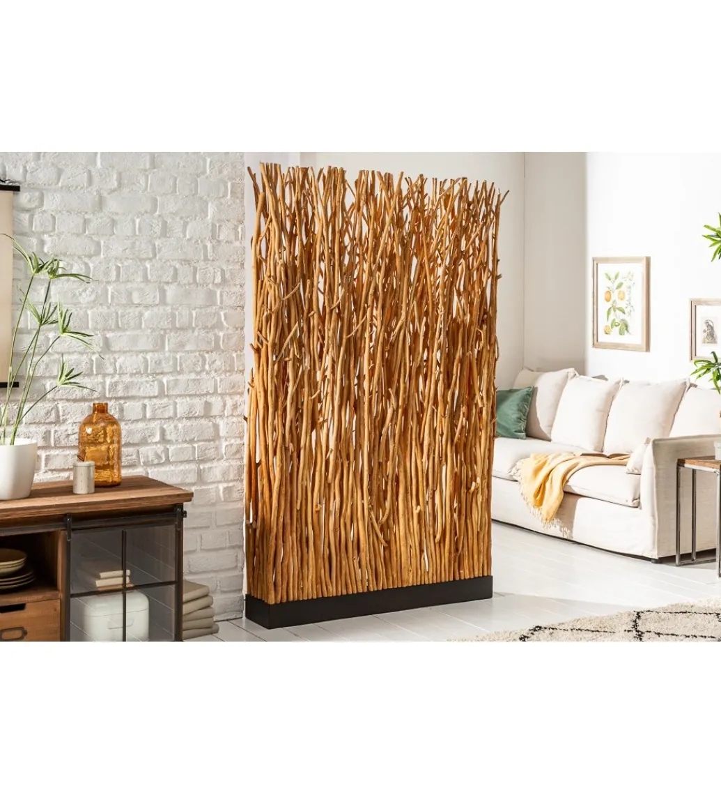 Lampa podłogowa Parave 180 cm longan naturalna*Invicta Interior Clearance