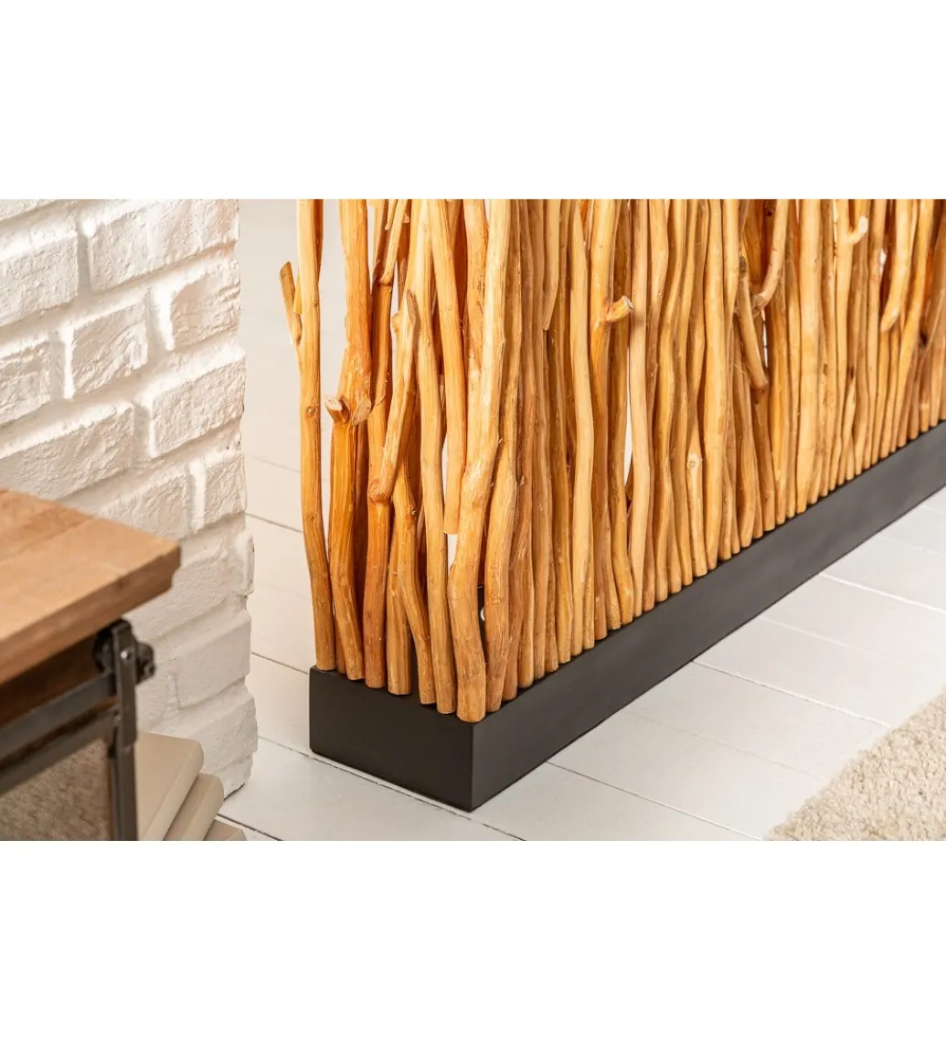 Lampa podłogowa Parave 180 cm longan naturalna*Invicta Interior Clearance