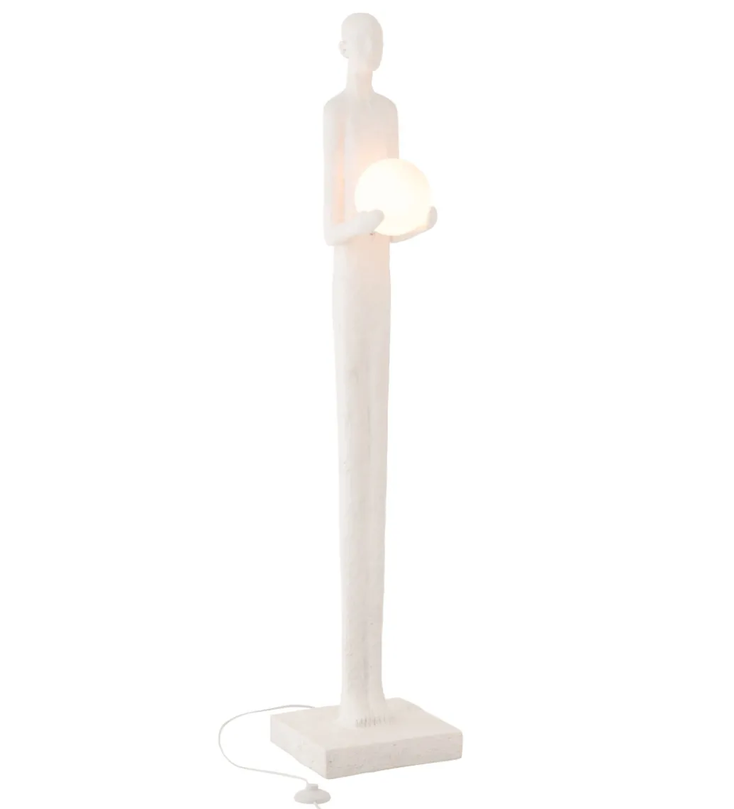 Lampa podłogowa PERSON 151 cm biała*J-Line Discount