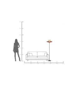 Lampa podłogowa RIVA 160 cm*KDesign Discount