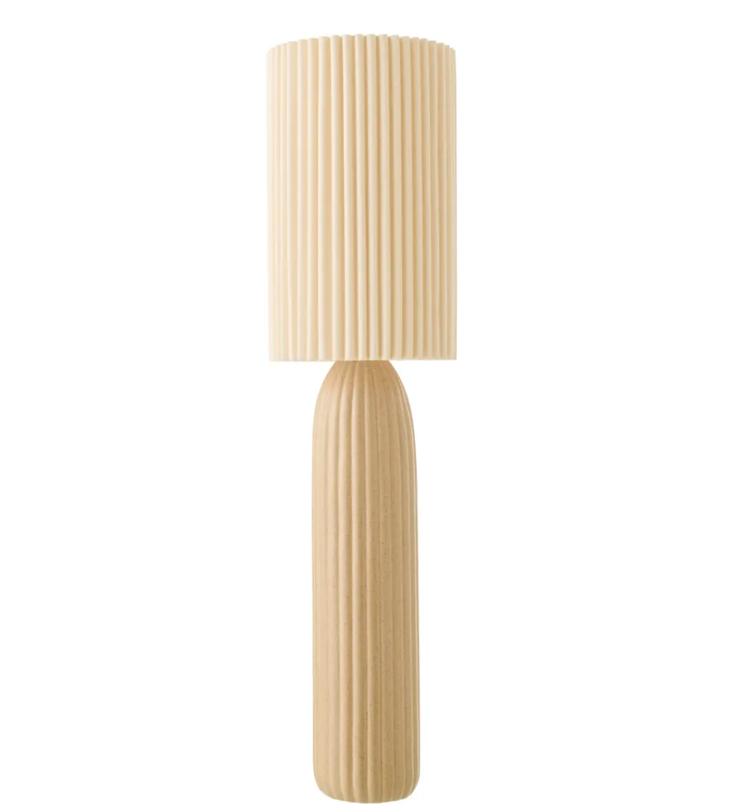 Lampa podłogowa RUTH 91 cm ceramika karmelowa*J-Line Hot