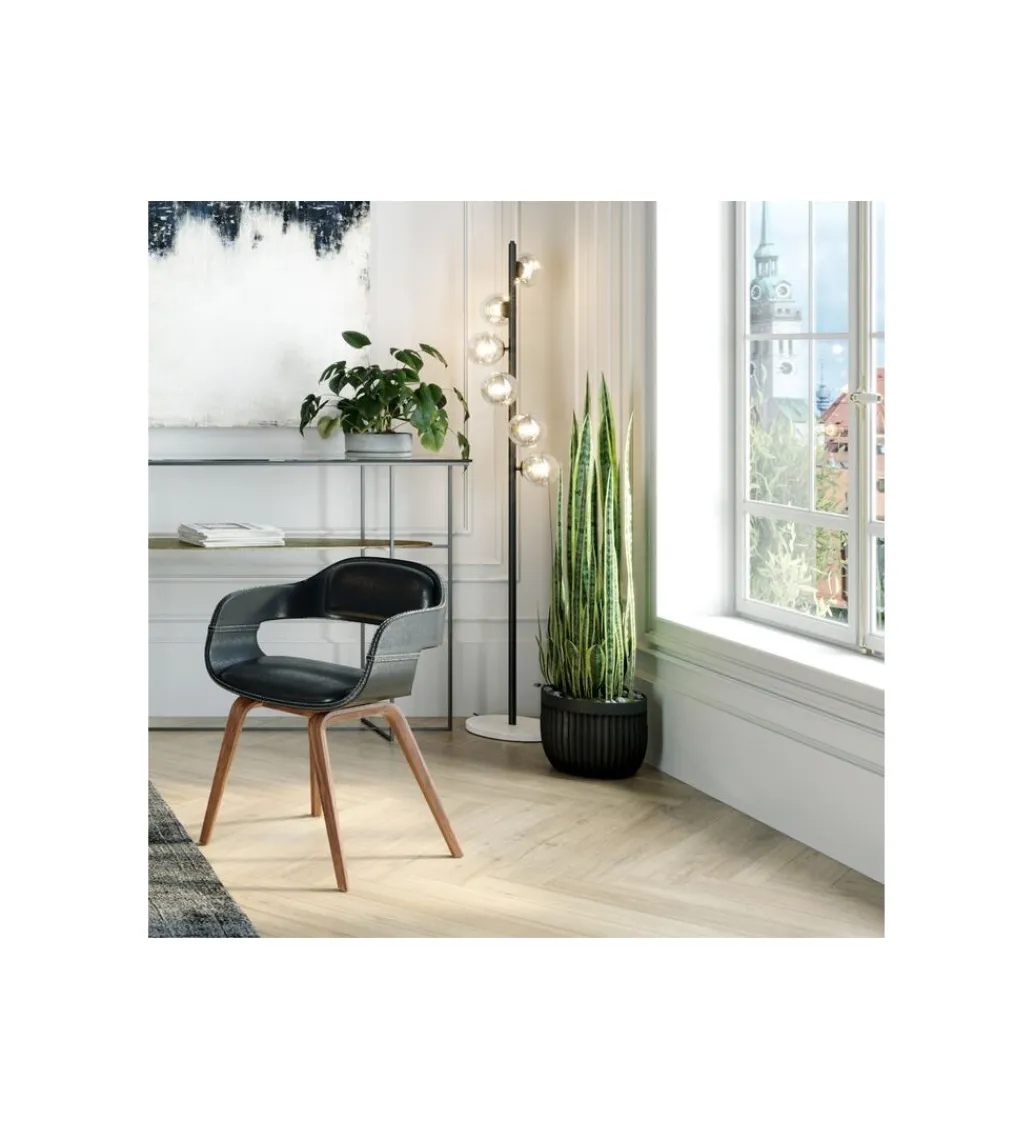 Lampa podłogowa SCALA BALLS 160 cm czarna*KDesign Best